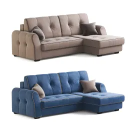 Corner sofa bed oscar from hoff beige blue upholstery options